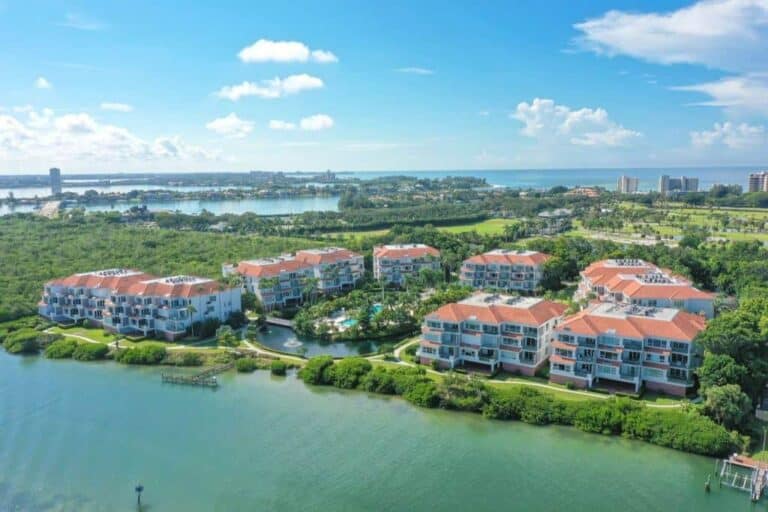 Tangerine Bay Club in Longboat Key, FL. - Bay Front