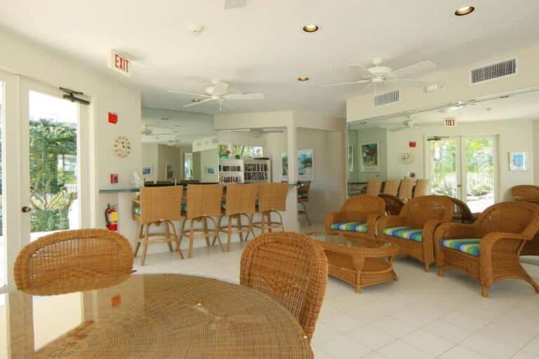 Tangerine Bay Club in Longboat Key, FL. - Clubroom
