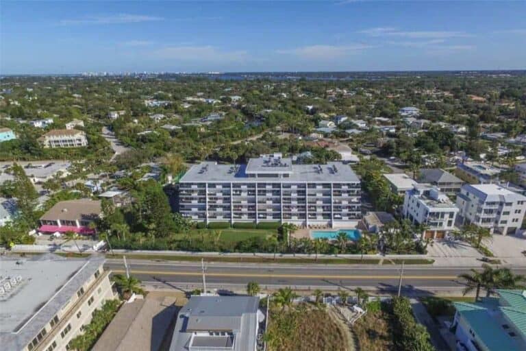 Tivoli By The Sea Condos in Siesta Key, FL. - Aerial