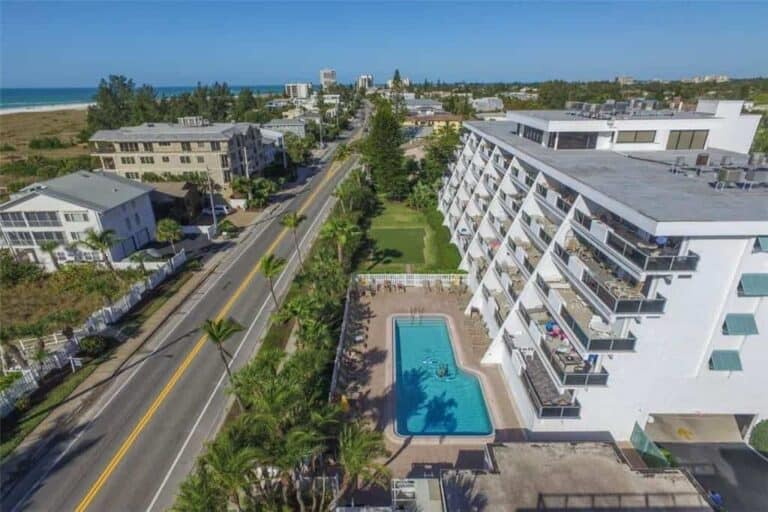 Tivoli By The Sea Condos in Siesta Key, FL. - Aerial