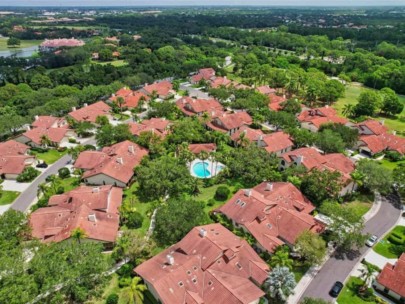 Villa D' Este Condos in Palmer Ranch Sarasota, FL. - Community Aerial