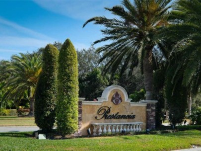 Villa D' Este Condos in Palmer Ranch Sarasota, FL. - Entrance Sign