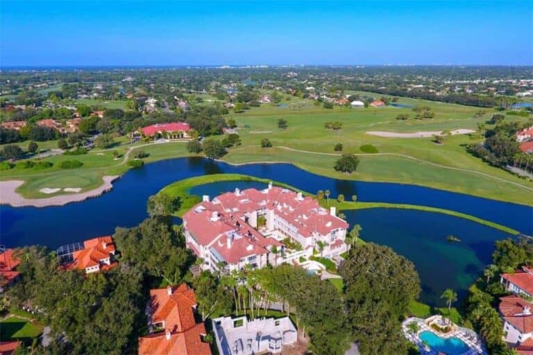 Villa Mirada Condos in Palmer Ranch Sarasota, FL. - Aerial