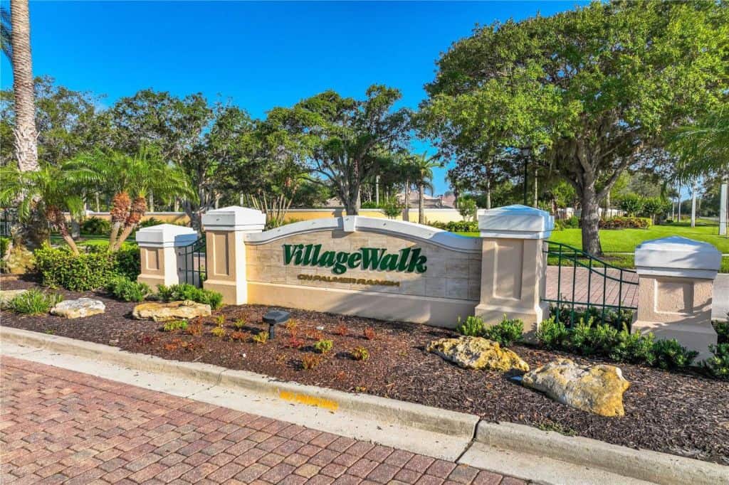 VillageWalk in Palmer Ranch Sarasota, FL. - Entrance Sign