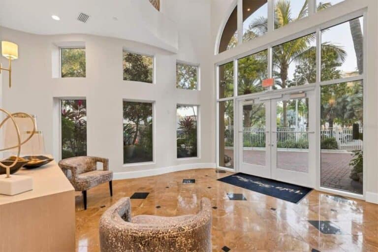 Vista Bay Point Condos in Downtown Sarasota, FL. - Lobby