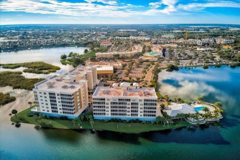 Waterfront At Main Street Condos in Lakewood Ranch, FL. - Building Aerial