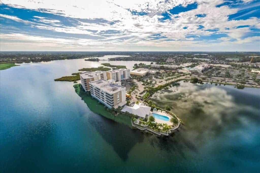 Waterfront At Main Street Condos in Lakewood Ranch, FL. - Aerial