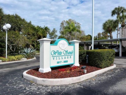 White Sands Village Condos in Siesta Key, FL. - Entrance Sign