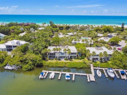 Whitney Beach Condos in Longboat Key, FL. - Aerial