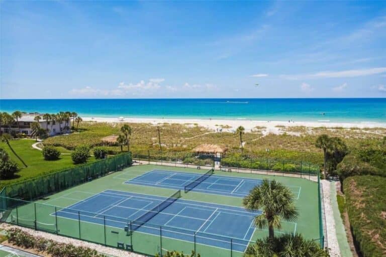 Whitney Beach Condos in Longboat Key, FL. - Tennis Courts