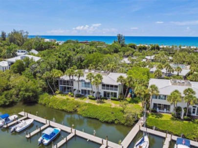 Whitney Beach Condos in Longboat Key, FL. - Aerial