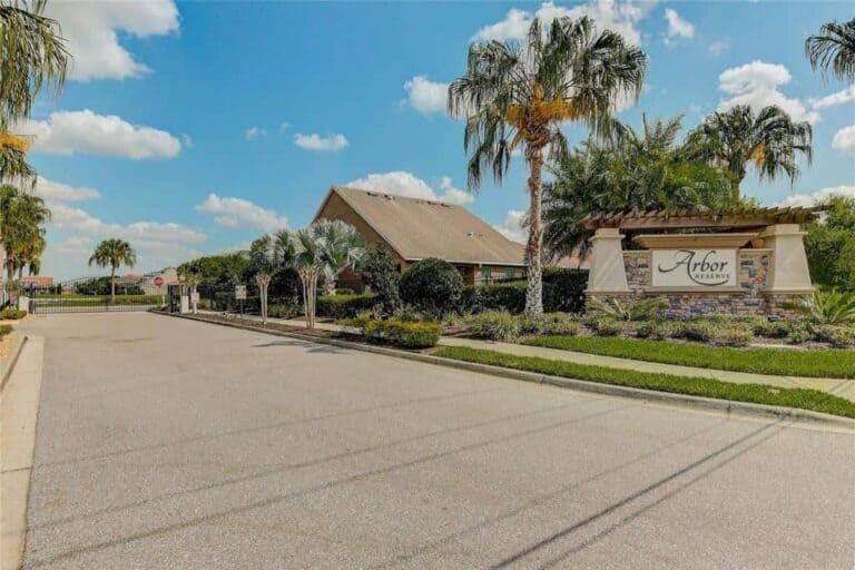 Arbor Reserve Homes in Bradenton, FL. - Gated Entry