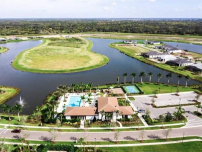 Artistry Homes in Sarasota, FL. - Amenity Center Aerial