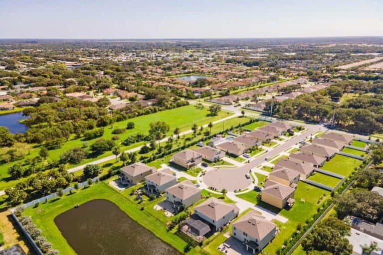Ashton Cove Homes in Sarasota, FL. - Aerial