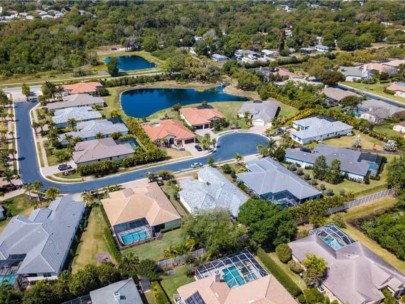 Ashton Oaks Homes in Sarasota, FL. - Aerial