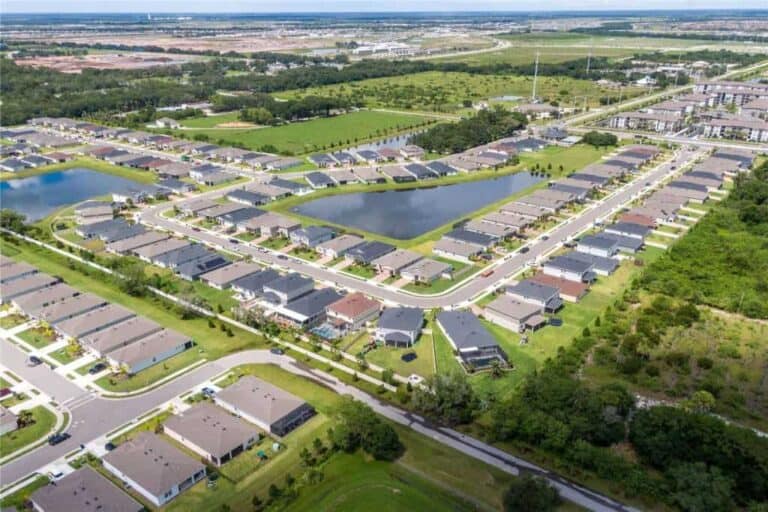 Avaunce Homes in Lakewood Ranch, FL. - Aerial
