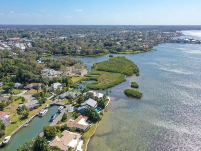 Bay View Acres Homes in Sarasota, FL. - Aerial