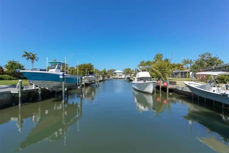 Bay View Acres Homes in Sarasota, FL. - Aerial