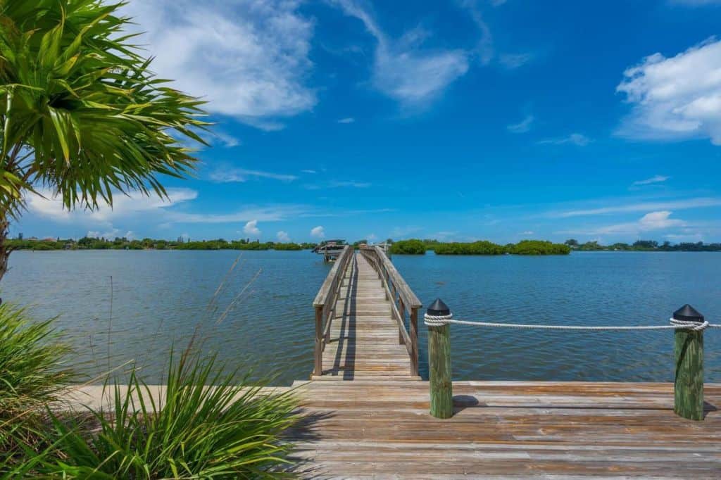 Bayside Homes in Osprey, FL. - Day DOck