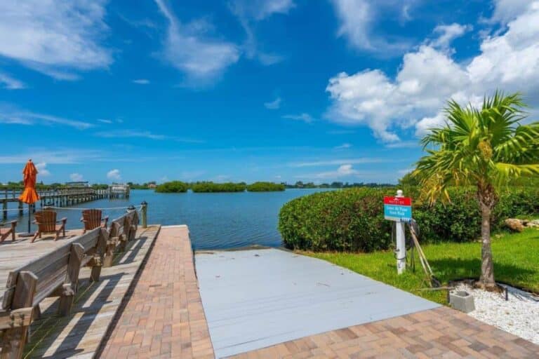 Bayside Homes in Osprey, FL. - Day Dock Area