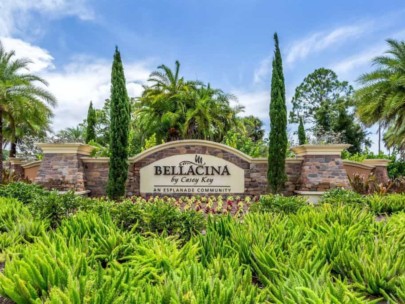 Bellacina Homes in Nokomis, FL. - Entrance Sign