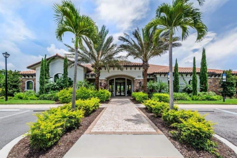 Bellacina Homes in Nokomis, FL. - Clubhouse Exterior
