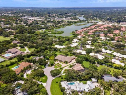 Beneva Oaks Homes in Sarasota, FL. - Aerial