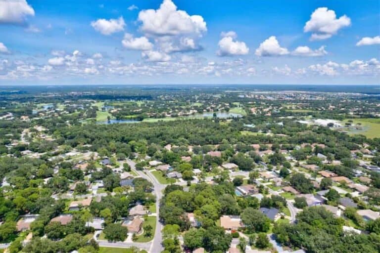Bent Tree Homes in Sarasota, FL. - Aerial