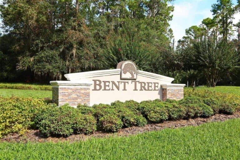 Bent Tree Homes in Sarasota, FL. - Entrance Sign