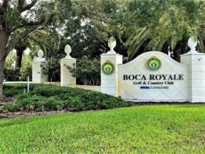 Boca Royale Homes in Englewood FL. - Entrance