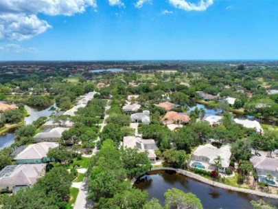 Boca Royale Homes in Englewood FL. - Aerial