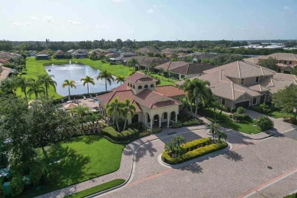 Bougainvillea Homes in Ellenton, FL. - Aerial