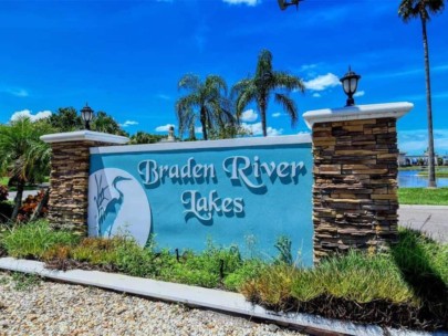 Braden River Lakes Homes in Bradenton, FL. - Entrance Sign