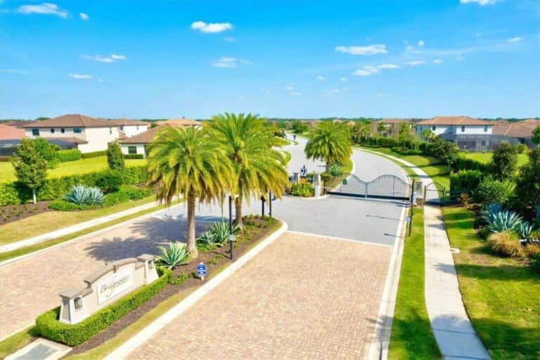 Bridgewater Homes in Lakewood Ranch, FL. - Gated Entry