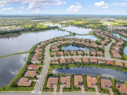 Bridgewater Homes in Lakewood Ranch, FL. - Lake Aerial