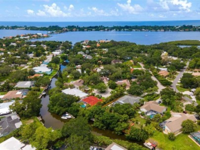 Buccaneer Bay Homes in Sarasota, FL. - Aerial