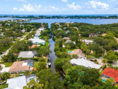 Buccaneer Bay Homes in Sarasota, FL. - Aerial