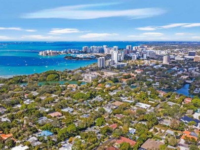 Bungalow Hill Homes in Sarasota, FL. - Aerial