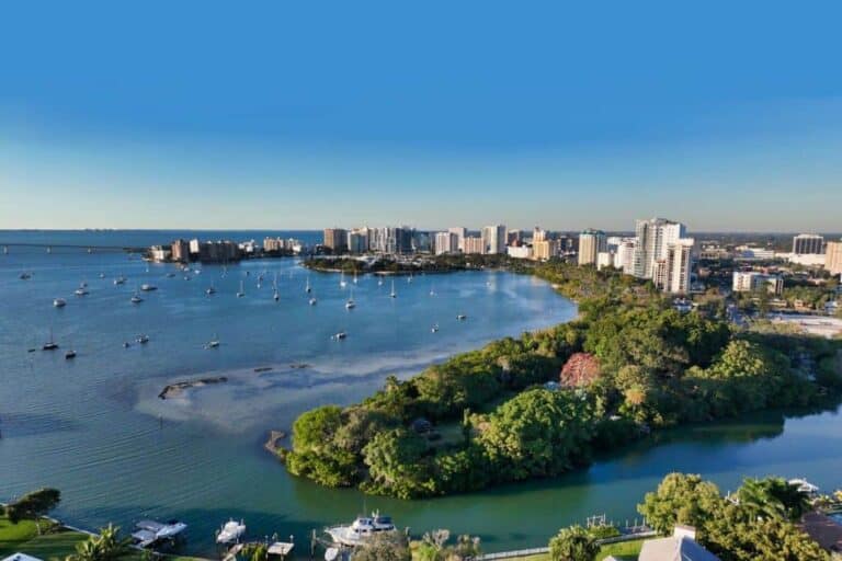 Bungalow Hill Homes in Sarasota, FL. - Aerial