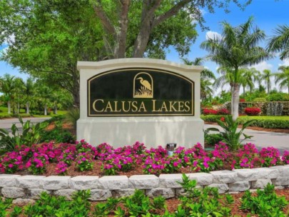 Calusa Lakes Homes in Nokomis, FL. - Entrance Sign