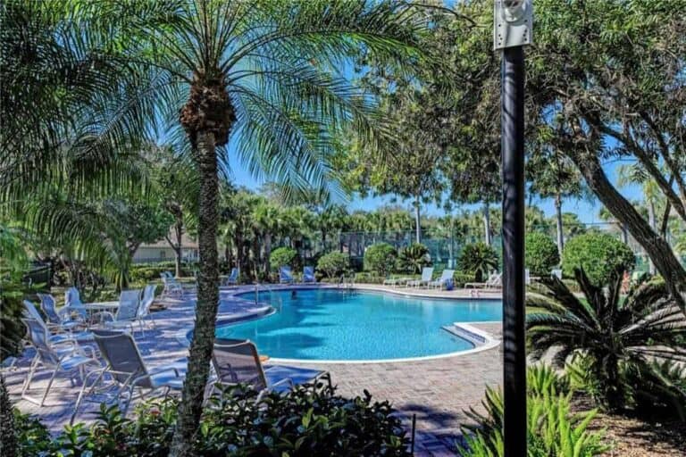 Carlyle at Palm Aire Homes in Sarasota, FL. - Pool