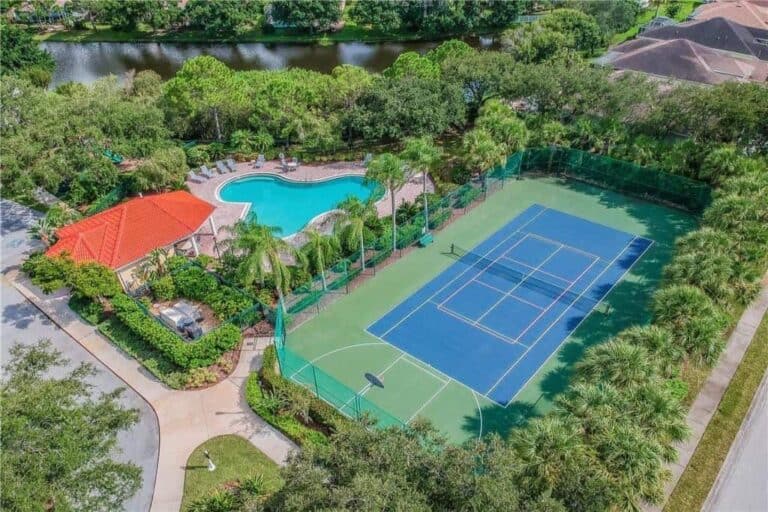 Carlyle at Palm Aire Homes in Sarasota, FL. - Amenities Aerial