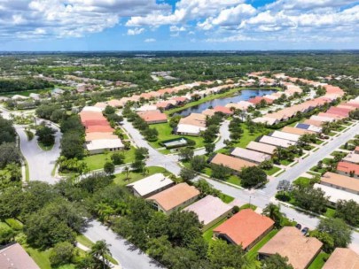 Cascades Homes in Sarasota, FL. - Community Aerial