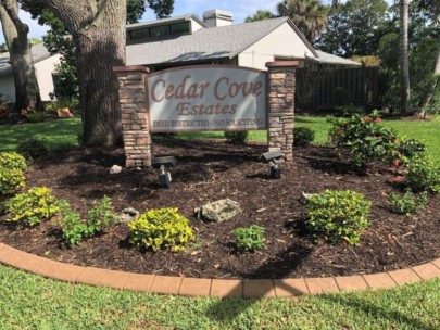 Cedar Cove Homes For Sale in Sarasota, FL. - Entrance Sign