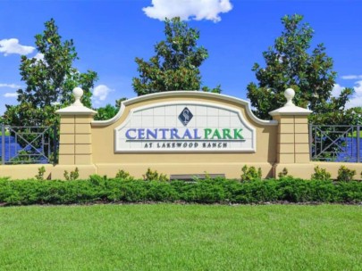 Central Park Homes in Lakewood Ranch, FL. - Entrance Sign