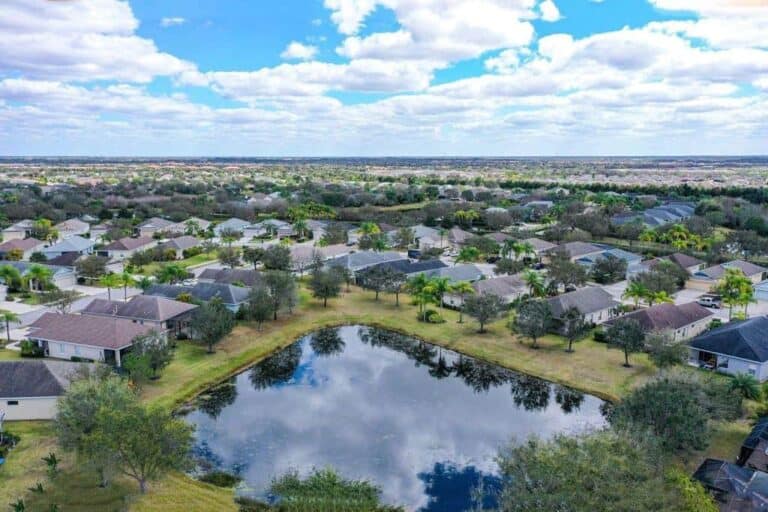 Central Park Homes in Lakewood Ranch, FL. - Aerial