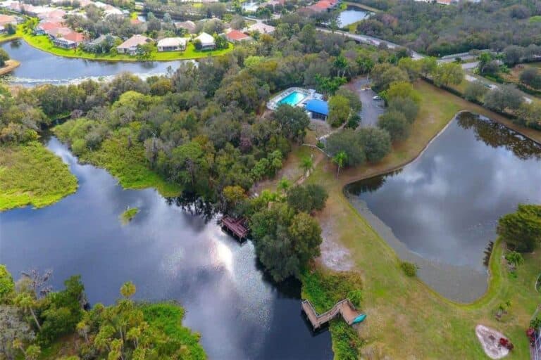 Chaparral Homes in Sarasota, FL. - Aerial
