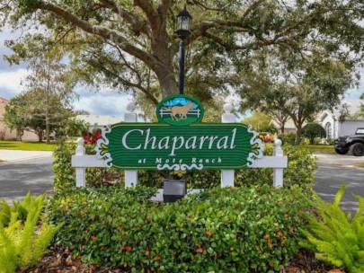 Chaparral Homes in Sarasota, FL. - Entrance Sign