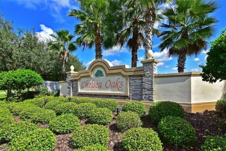 Chelsea Oaks Homes in Parrish, FL. - Entrance Sign