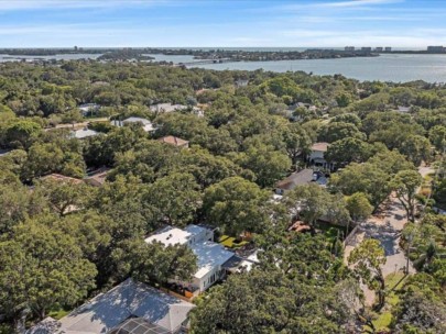 Cherokee Park Homes in Sarasota, FL. - Aerial